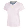 Mind Spin T-shirt Dames-Mauve,Geel
