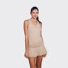 Basica Tanktop Dames - beige, 