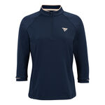 Tecnifibre W. THERMOZIP 3/4 SLEEVE MARINE XS