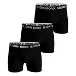 Björn Borg Kleding Björn Borg Stretch Boxershort Verpakking 3 Stuks Heren-Zwart