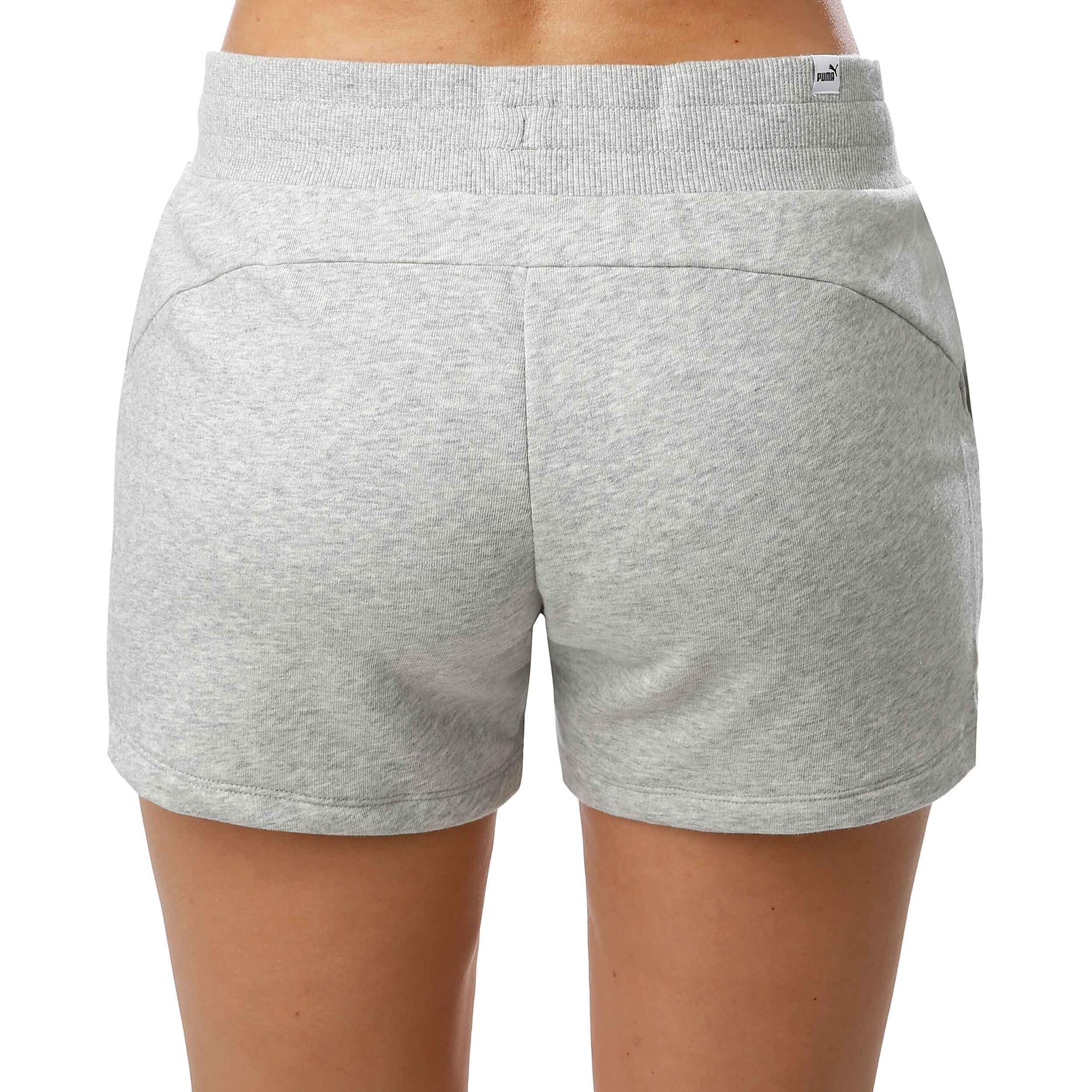 Mid length sweat shorts womens