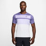 Court Dri-FIT Advantage Print T-shirt Heren - mauve, wit
