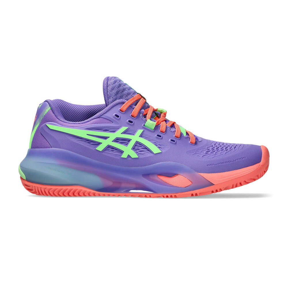 ASICS GEL-RESOLUTION X PADEL Padel schoen Dames-paars, koraal