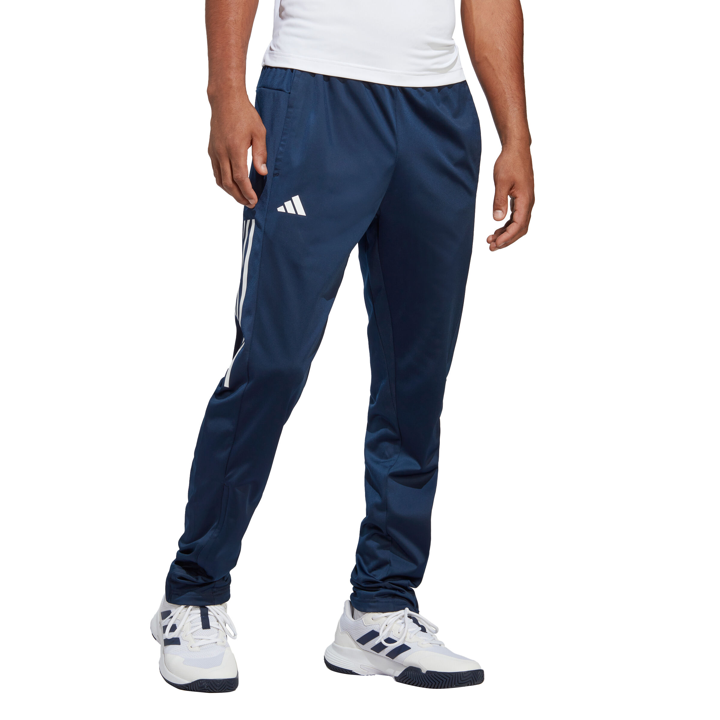 3 Stripes Knitted Trainingsbroek Heren Donkerblauw