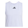 Power 3 Stripes Boxy Tanktop Dames-Mauve