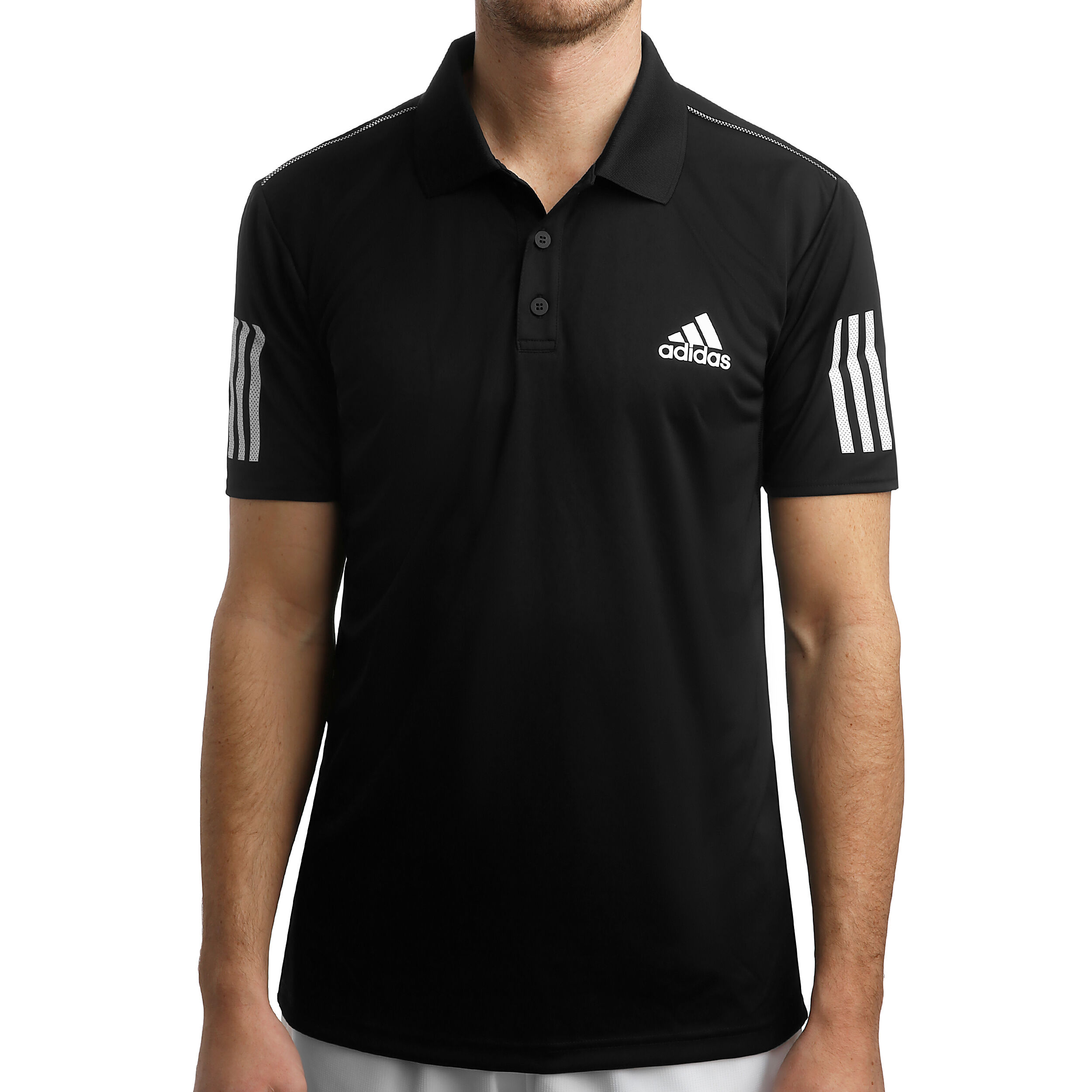 Adidas best sale polo zwart