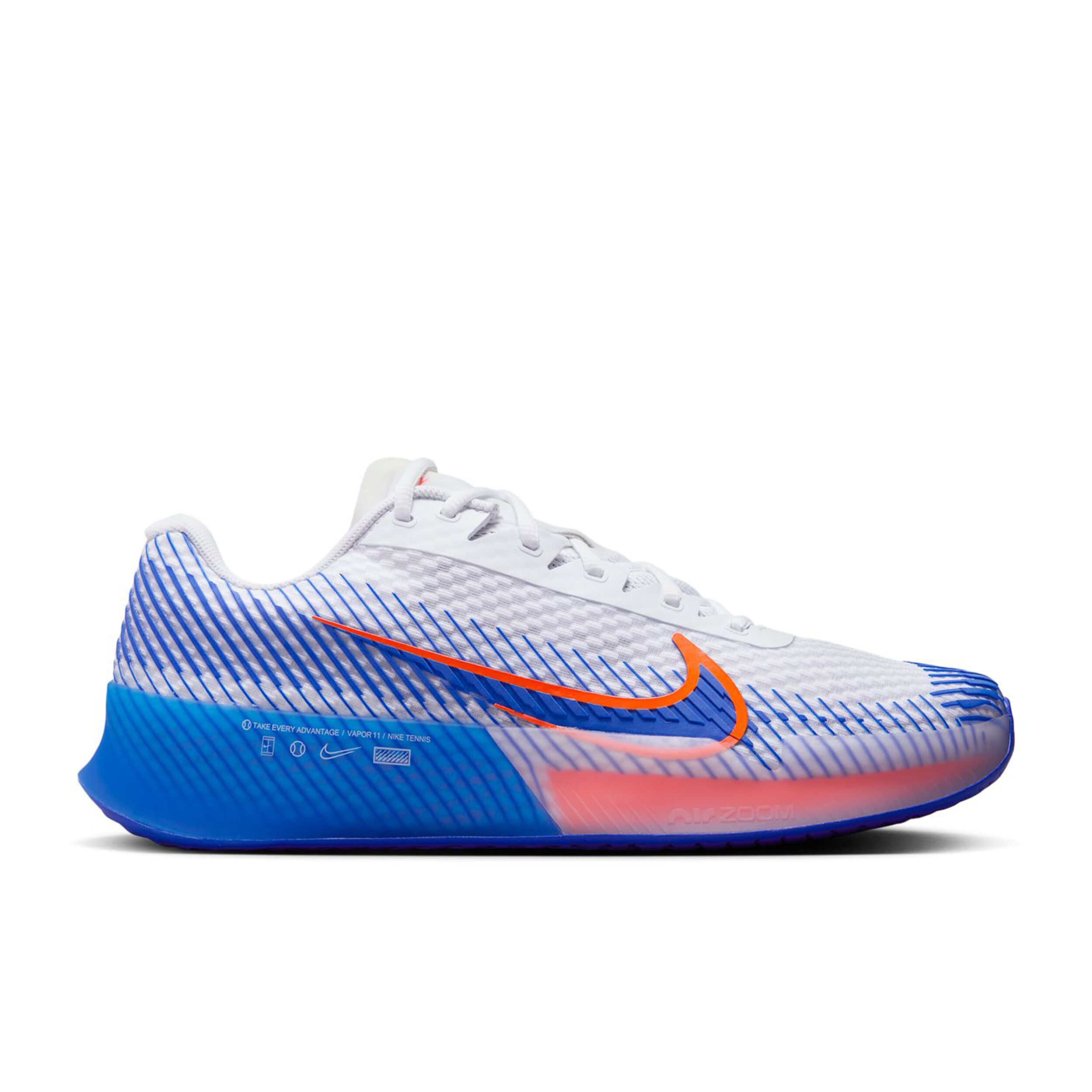 Nike wit blauw on sale