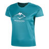 Fujitrail Logo Hardloopshirt Dames-Blauw