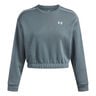 Rival Fleece Piped Crew Sweatshirt Dames - blaugrau, 