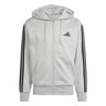 Essentials 3 Stripes Sportjas Heren - grijs, zwart