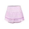 High Waist Petal Haze Rok Dames-Wit,Roze