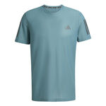 adidas Kleding adidas Own The Run Hardloopshirt Heren-Donkergroen