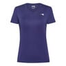 L. Short Sleeve T-shirt Dames-Blauw