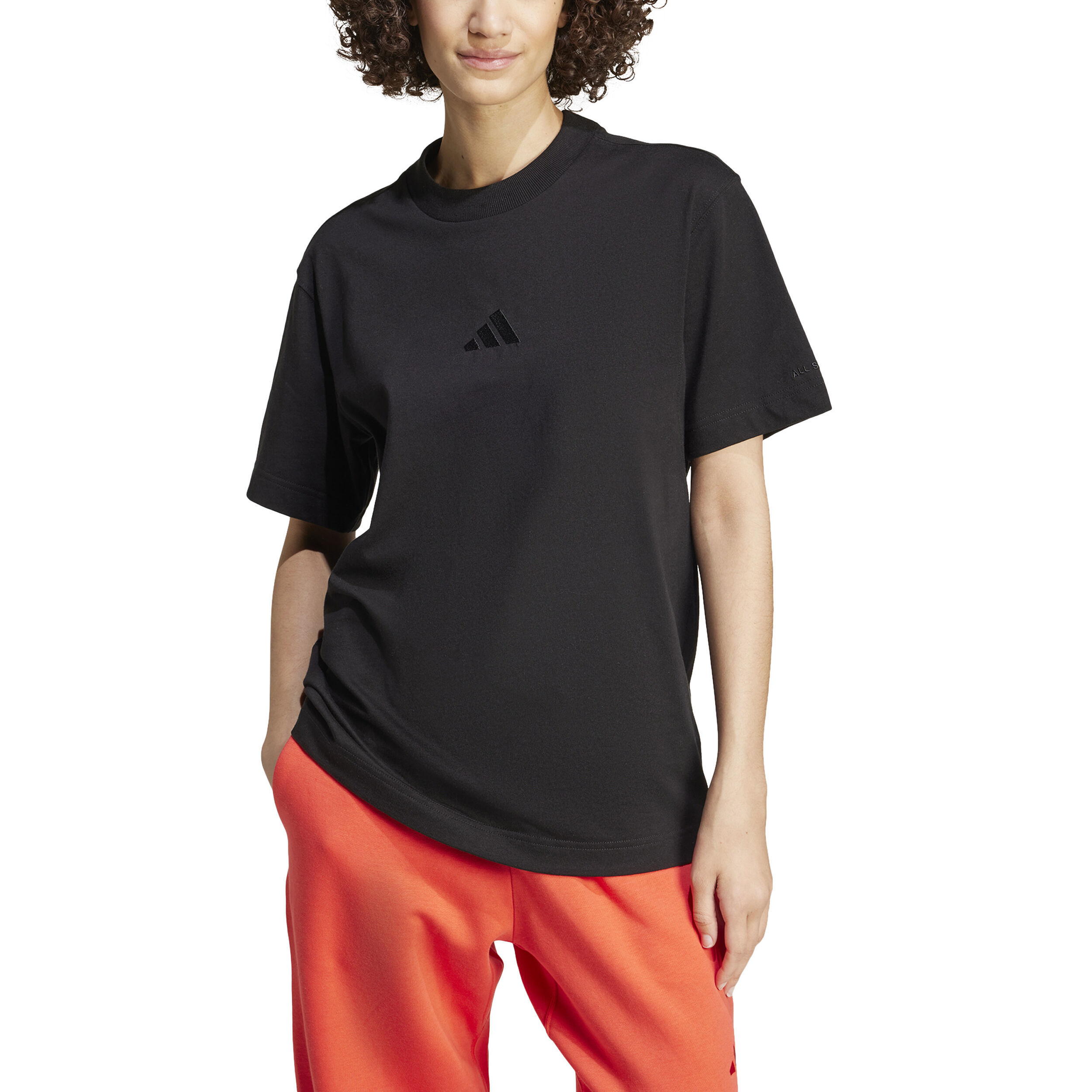 Buy adidas All SZN Loose T shirt Dames Zwart online Tennis Point NL