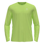 Odlo Kleding Odlo Zeroweight Chill-Tec Crew Neck Longsleeve Heren - lichtgroen, 