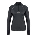Newline Hardloopshirt Newline Mesa Half-Zip Topje Hardlopen Dames-Zwart