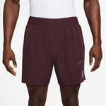Nike Kleding Nike Court Dri-FIT Advantage 6in Shorts Heren - donkerrood, wit