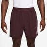 Court Dri-FIT Advantage 6in Shorts Heren - donkerrood, wit