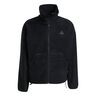 Fleece Full-Zip Trainingsjack Heren - zwart, 