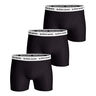 Cotton Stretch Boxer 3P Boxershort Heren-Zwart,Wit