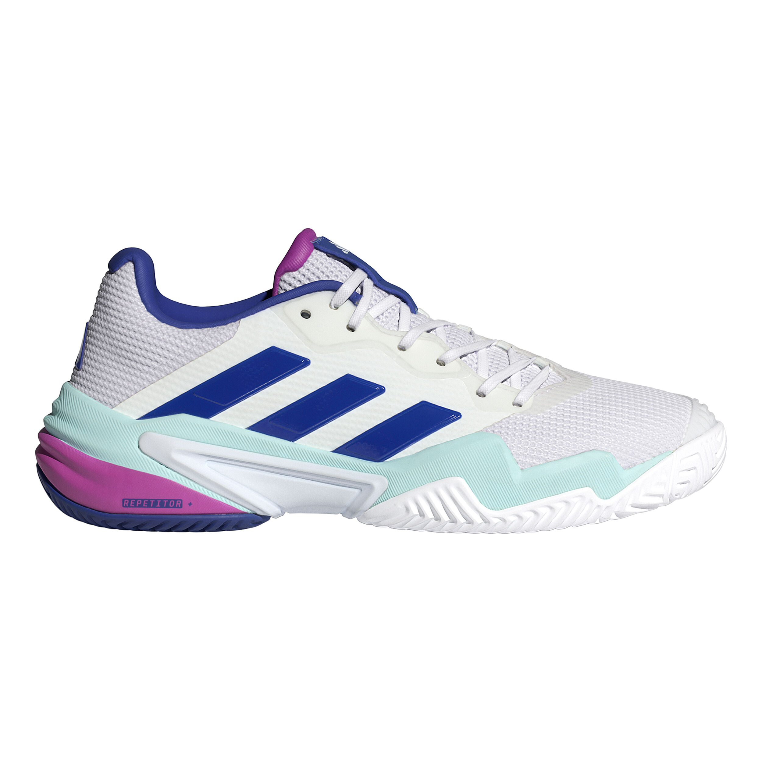 Buy adidas Barricade 13 Allcourt Schoen Heren Wit Blauw online Tennis Point NL