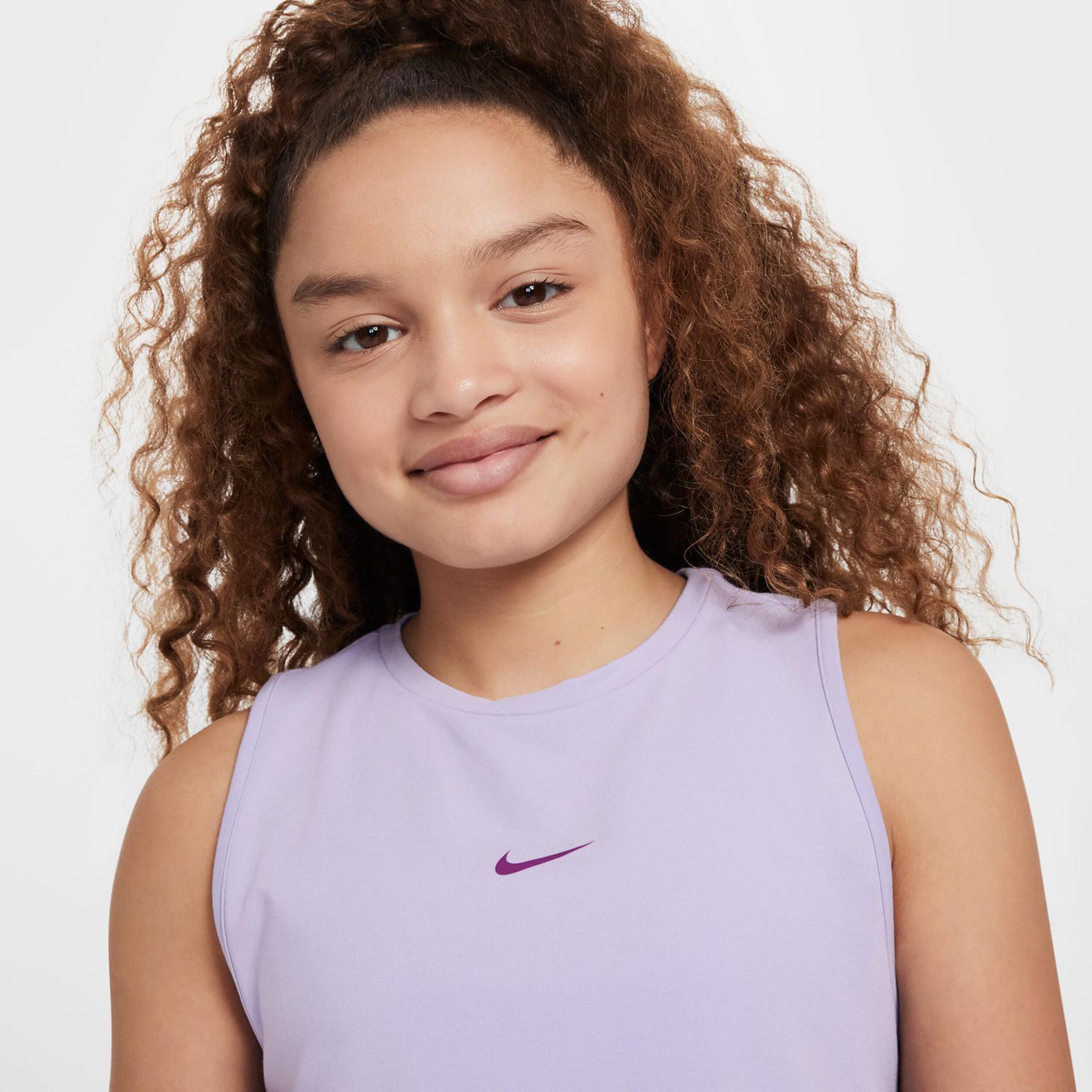 Dri Fit Pro Big Kids Tanktop Meisjes Mauve