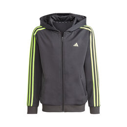 Train Essentials AEROREADY 3-Stripes Regular-Fit Full-Zip Hoodie