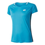 Lotto Lotto Squadra II PL T-shirt Dames-Turkoois,Wit