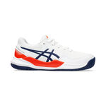 ASICS Tennisschoenen ASICS Gel-Resolution 9 GS Allcourt schoen Kinderen - wit, donkerblauw