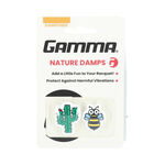 Gamma Toebehoren voor rackets Gamma Shockbuster Kakus/Biene Demper-Groen,Veelkleurig