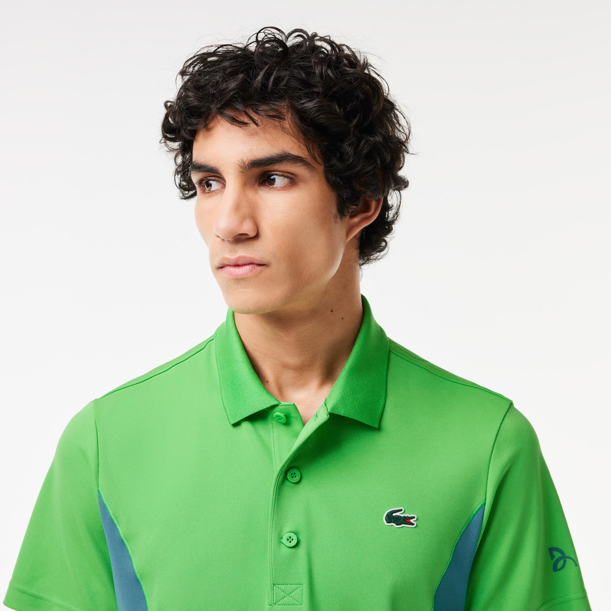 Buy Lacoste Polo Heren Groen Veelkleurig online Tennis Point NL