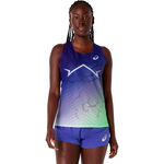 ASICS Topje hardlopen ASICS Metaspeed Hardloopshirt Dames-blauw