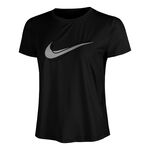 Nike Kleding Nike Swoosh Hardloopshirt Dames-Zwart