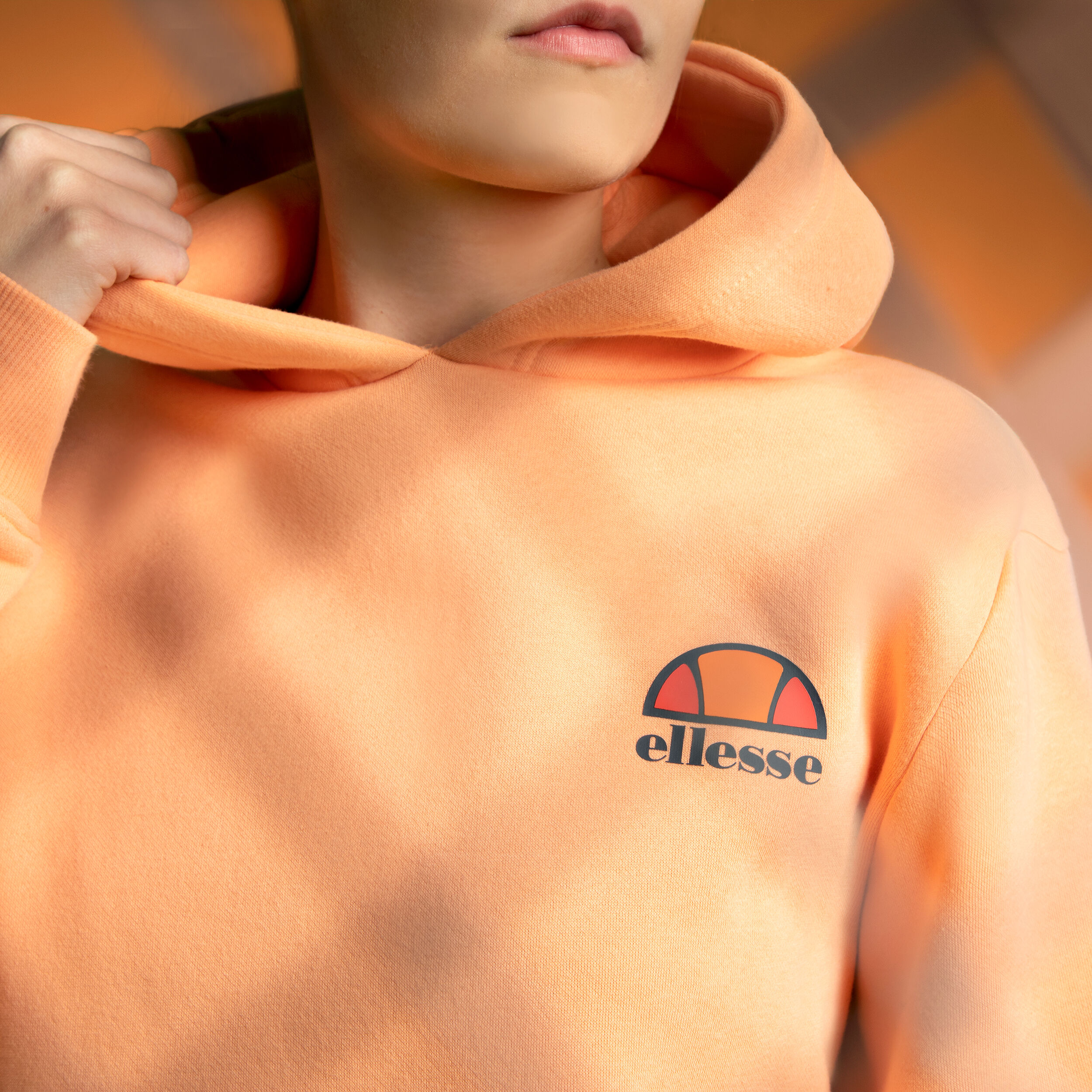 Buy Ellesse Corri OH Sweater Met Capuchon Dames Oranje online Tennis Point NL
