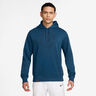 Court Dri-Fit Heritage Sweater Met Capuchon Heren-Blaugrau