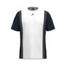 Club 25 Tech T-shirt Jongens - donkerblauw, wit