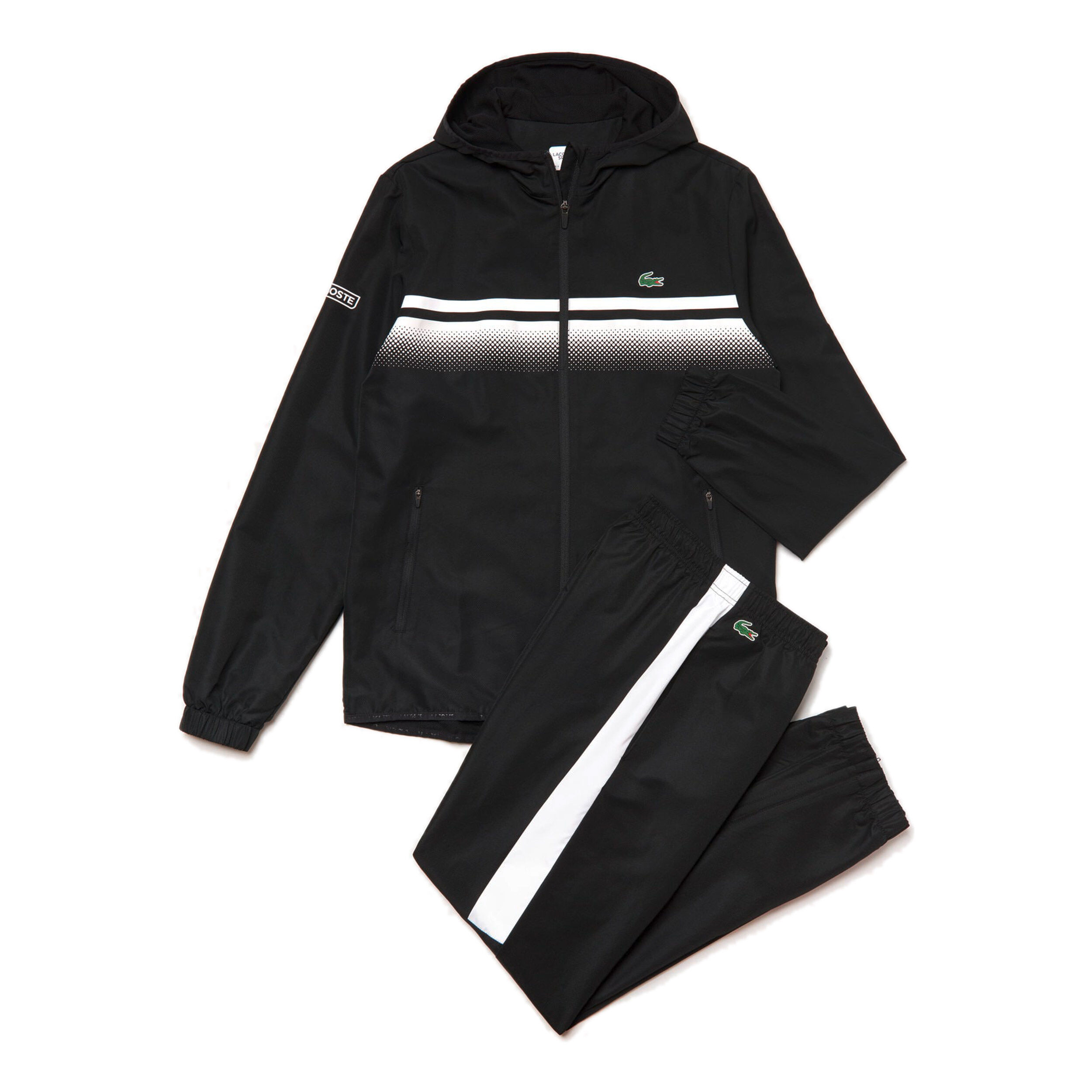 Buy Lacoste Trainingspak Heren Zwart Wit online Tennis Point NL