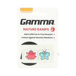 Gamma Toebehoren voor rackets Gamma Shockbuster Ahornblatt/Schmetterling Demper-Oranje,Turkoois