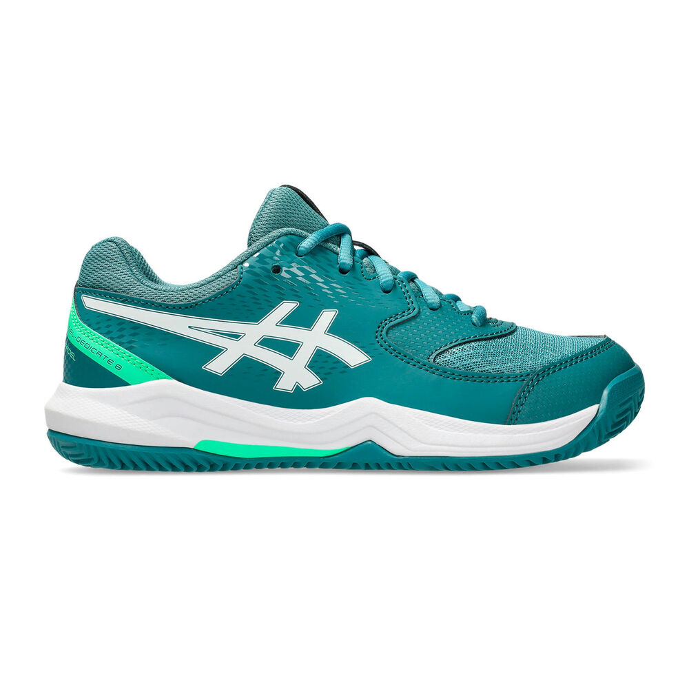 ASICS GEL-DEDICATE 8 PADEL GS Padel schoen Kinderen-petrolblauw, wit