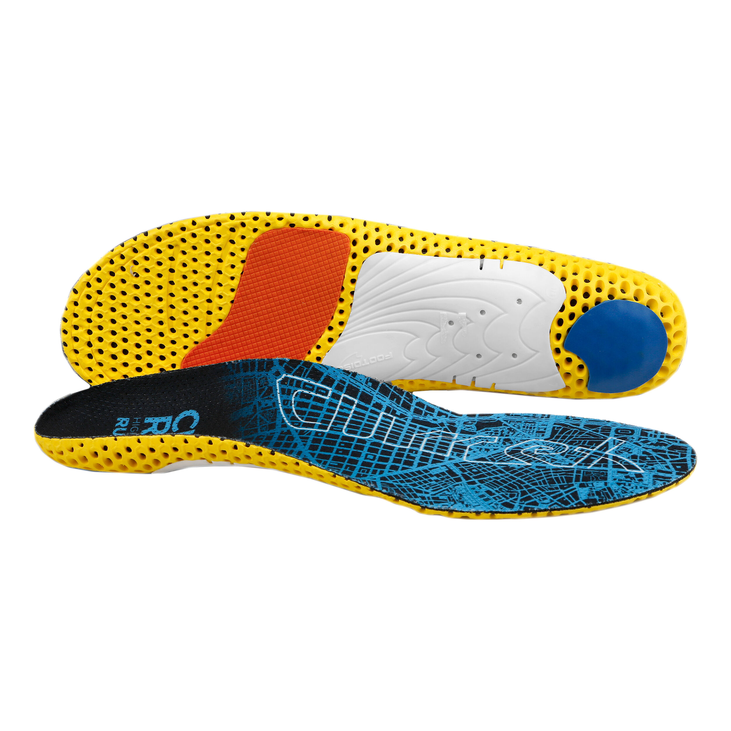 Buy CURREX RunPro High Inlegzooltje Blauw Geel online Tennis Point NL