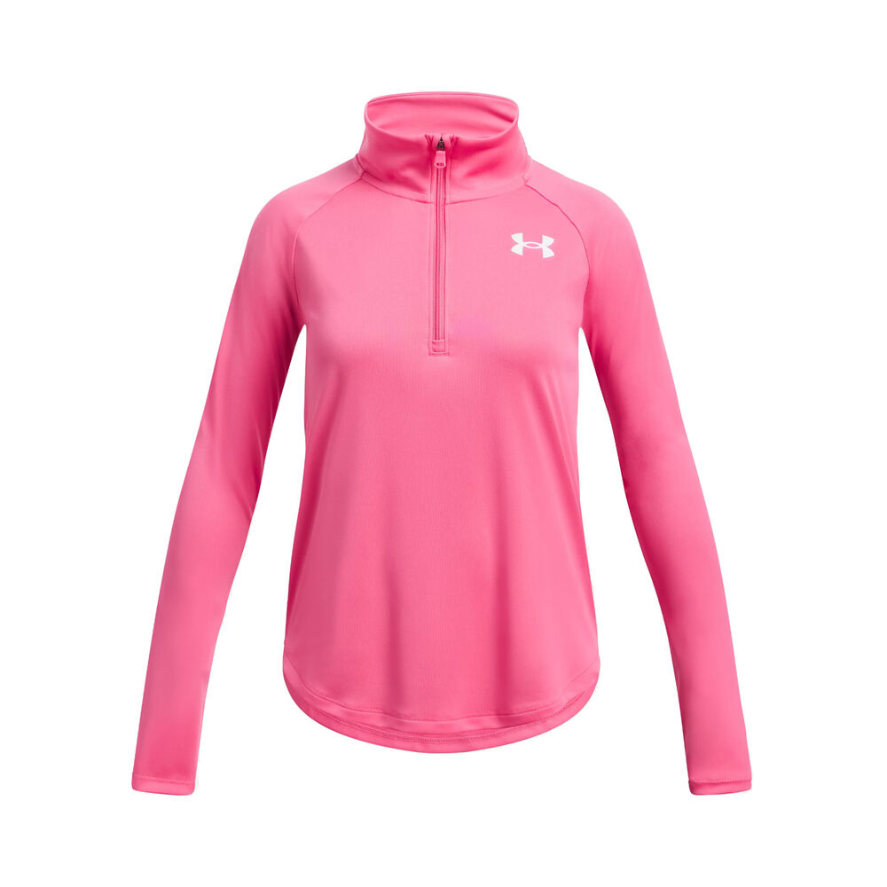 Under Armour Girls' Tech 1/2 Zip Junior - Pink - Kind, Pink