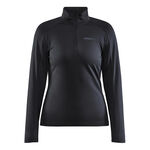 Craft Kleding Craft Core Gain Midlayer Hardloopshirt Dames-Zwart