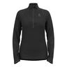 Zeroweight Ceramiwarm Reflective Mid Layer Half-Zip Topje Hardlopen Dames-Zwart