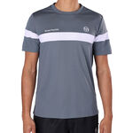 Sergio Tacchini Tenniskleding Sergio Tacchini Leone T-shirt Heren - grijs, wit