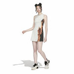 adidas Kleding adidas Y-3 Wow Jurk Dames-Cr&egrave;me,Veelkleurig