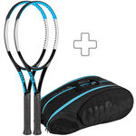 Wilson 2x Ultra 100 plus Schlägertasche