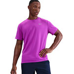 Nike Kleding Nike Miler Hardloopshirt Heren-Paars,Zilver