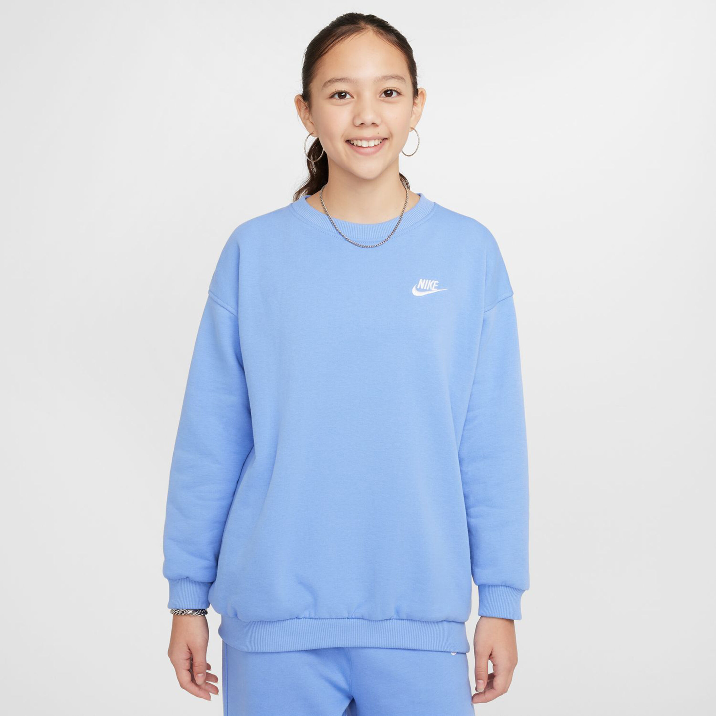 Lichtblauwe trui nike best sale