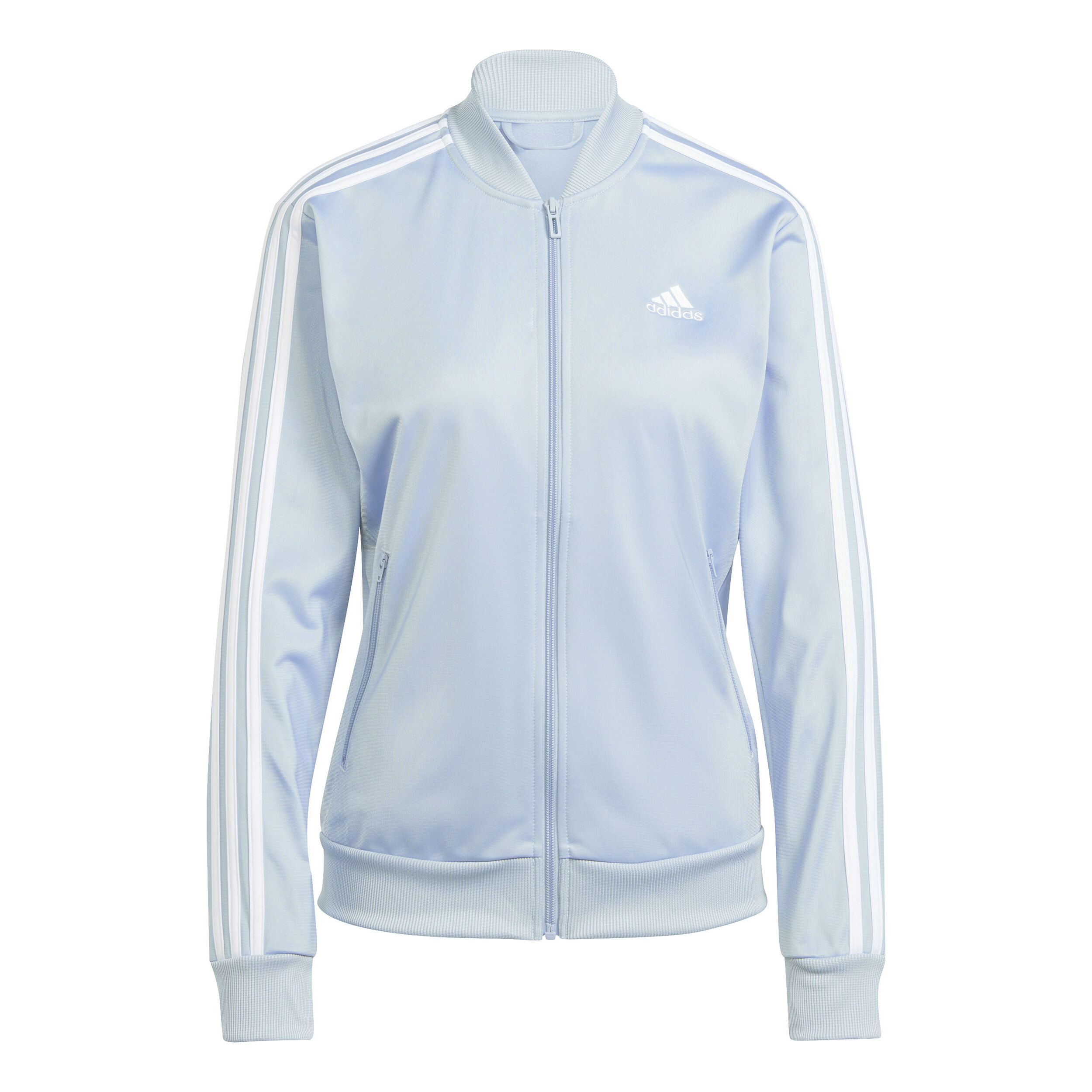Buy adidas 3 Stripes Trainingspak Dames Lichtblauw Wit online Tennis Point NL