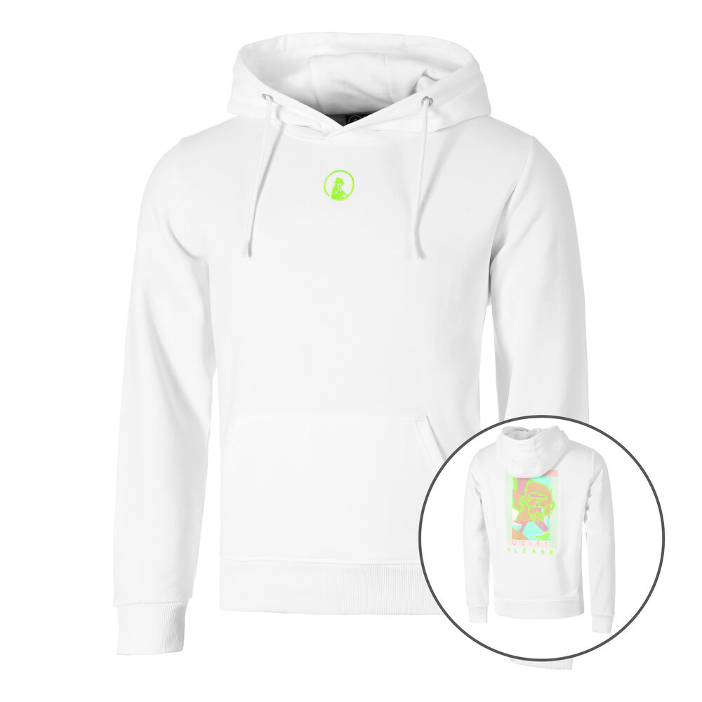 quietplease Quiet Please Wild Collage Sweater Met Capuchon Heren